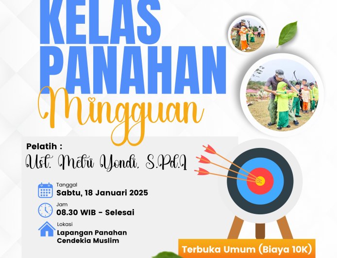 Kelas Panahan Mingguan: Latih Fokus dan Ketangkasan Anda